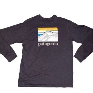 Patagonia Capilene Cool Daily Graphic Long Sleeve T-Shirt, Feather Grey sz. M